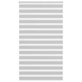 Zebra Rolgordijn Stofbreedte 145,9 Cm Lichtgrijs