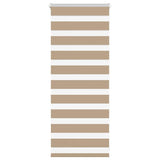 Zebra Blind Stofbreedte 55,9 Cm Polyester Zandbruin
