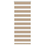 Zebra Blind Stofbreedte 55,9 Cm Polyester Zandbruin