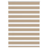 Zebra Blind Stofbreedte 55,9 Cm Polyester Zandbruin