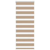 Zebra Blind Stofbreedte 55,9 Cm Polyester Zandbruin