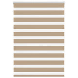 Zebra Blind Stofbreedte 55,9 Cm Polyester Zandbruin