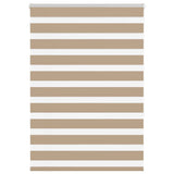 Zebra Blind Stofbreedte 55,9 Cm Polyester Zandbruin