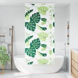 Doucherolgordijn Stofbreedte 86 Cm Groene Bladeren