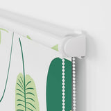 Doucherolgordijn Stofbreedte 86 Cm Groene Bladeren