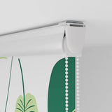 Doucherolgordijn Stofbreedte 86 Cm Groene Bladeren