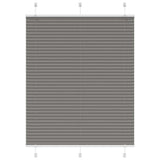 Plissé Rolgordijn Stofbreedte 54,4 Cm Antraciet