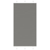 Plissé Rolgordijn Stofbreedte 54,4 Cm Antraciet