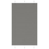 Plissé Rolgordijn Stofbreedte 54,4 Cm Antraciet