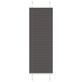 Plissé Rolgordijn Stofbreedte 39,4 Cm Polyester Zwart