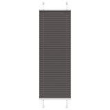 Plissé Rolgordijn Stofbreedte 39,4 Cm Polyester Zwart