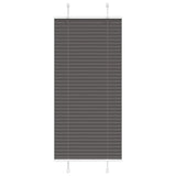 Plissé Rolgordijn Stofbreedte 39,4 Cm Polyester Zwart