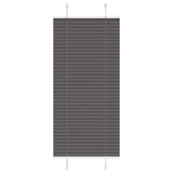 Plissé Rolgordijn Stofbreedte 39,4 Cm Polyester Zwart