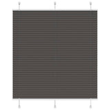 Plissé Rolgordijn Stofbreedte 39,4 Cm Polyester Zwart