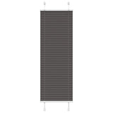 Plissé Rolgordijn Stofbreedte 39,4 Cm Polyester Zwart
