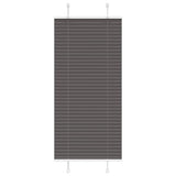 Plissé Rolgordijn Stofbreedte 39,4 Cm Polyester Zwart