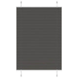 Plissé Rolgordijn Stofbreedte 39,4 Cm Polyester Zwart