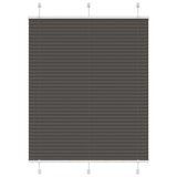 Plissé Rolgordijn Stofbreedte 39,4 Cm Polyester Zwart