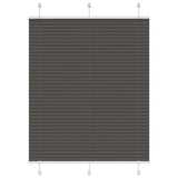 Plissé Rolgordijn Stofbreedte 39,4 Cm Polyester Zwart