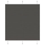 Plissé Rolgordijn Stofbreedte 39,4 Cm Polyester Zwart