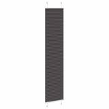 Plissé Rolgordijn Stofbreedte 39,4 Cm Polyester Zwart