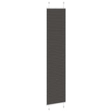 Plissé Rolgordijn Stofbreedte 39,4 Cm Polyester Zwart