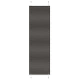 Plissé Rolgordijn Stofbreedte 39,4 Cm Polyester Zwart