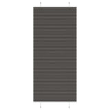 Plissé Rolgordijn Stofbreedte 39,4 Cm Polyester Zwart