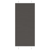 Plissé Rolgordijn Stofbreedte 39,4 Cm Polyester Zwart