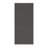 Plissé Rolgordijn Stofbreedte 39,4 Cm Polyester Zwart