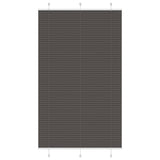 Plissé Rolgordijn Stofbreedte 39,4 Cm Polyester Zwart