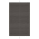 Plissé Rolgordijn Stofbreedte 39,4 Cm Polyester Zwart