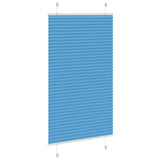 Plissé Rolgordijn Stofbreedte 69,4 Cm Polyester Blauw