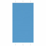 Plissé Rolgordijn Stofbreedte 69,4 Cm Polyester Blauw