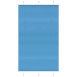 Plissé Rolgordijn Stofbreedte 69,4 Cm Polyester Blauw