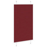 Plissé Rolgordijn Stofbreedte 79,4 Cm Bordeauxrood