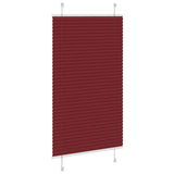 Plissé Rolgordijn Stofbreedte 79,4 Cm Bordeauxrood