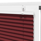 Plissé Rolgordijn Stofbreedte 79,4 Cm Bordeauxrood