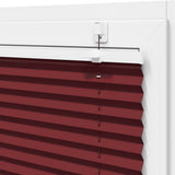 Plissé Rolgordijn Stofbreedte 79,4 Cm Bordeauxrood