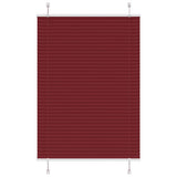 Plissé Rolgordijn Stofbreedte 79,4 Cm Bordeauxrood
