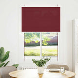Plissé Rolgordijn 90X150 Cm Stofbreedte 89,4 Cm Bordeauxrood Bordeauxrood