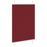 Plissé Rolgordijn 90X150 Cm Stofbreedte 89,4 Cm Bordeauxrood Bordeauxrood