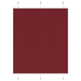Plissé Rolgordijn Stofbreedte 79,4 Cm Bordeauxrood