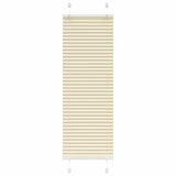 Plissé Rolgordijn 105X200Cm Stofbreedte 104,4Cm Polyester Crème