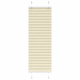 Plissé Rolgordijn 105X200Cm Stofbreedte 104,4Cm Polyester Crème