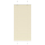 Plissé Rolgordijn 105X200Cm Stofbreedte 104,4Cm Polyester Crème