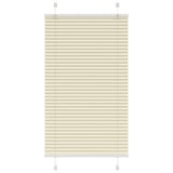 Plissé Rolgordijn 105X200Cm Stofbreedte 104,4Cm Polyester Crème