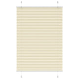 Plissé Rolgordijn 105X200Cm Stofbreedte 104,4Cm Polyester Crème