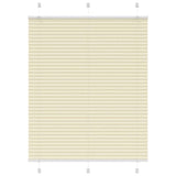 Plissé Rolgordijn 105X200Cm Stofbreedte 104,4Cm Polyester Crème