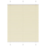 Plissé Rolgordijn 105X200Cm Stofbreedte 104,4Cm Polyester Crème